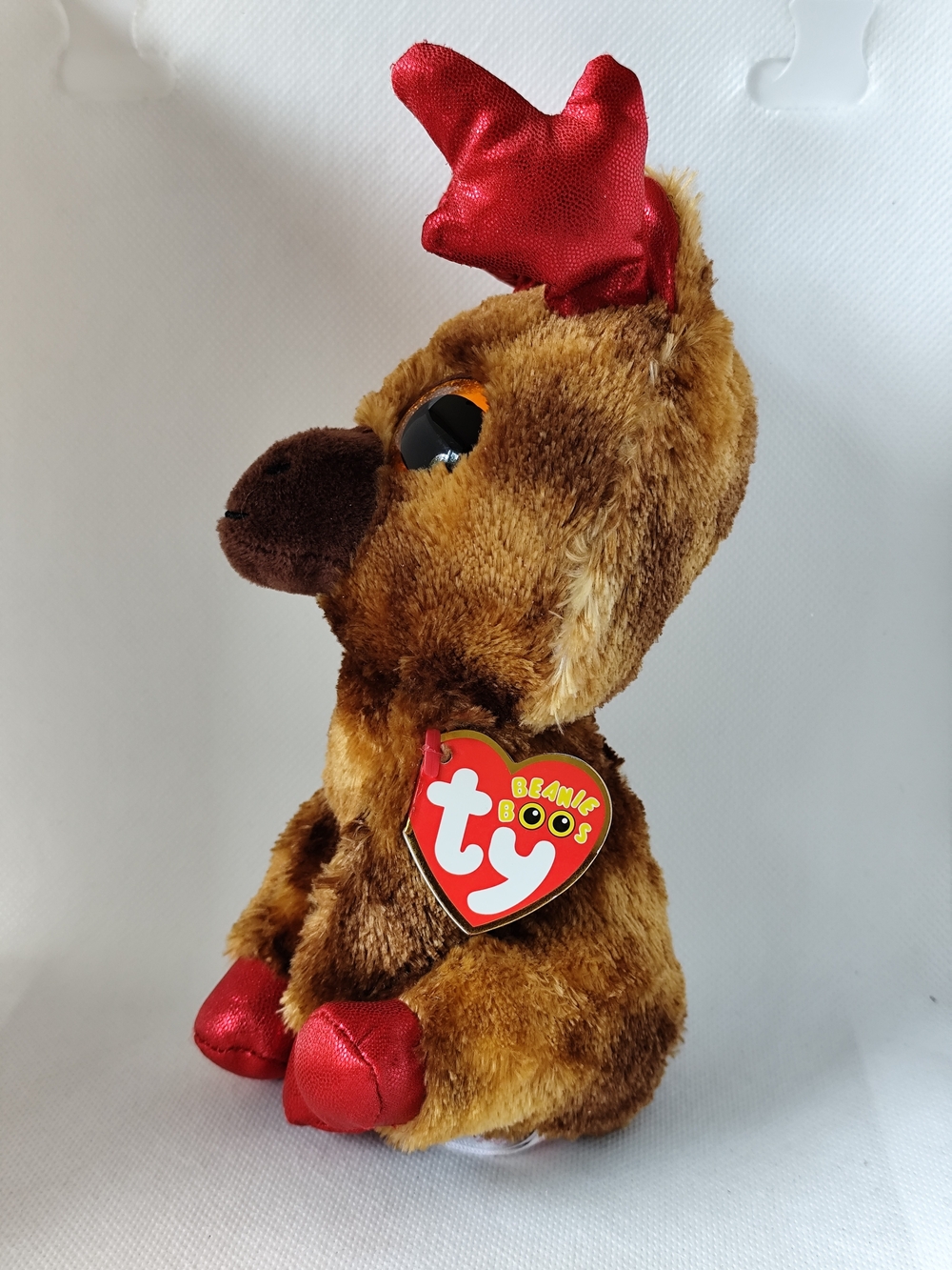 4/$50⭐️Ty Beanie Boos Brown Plush Moose Toy